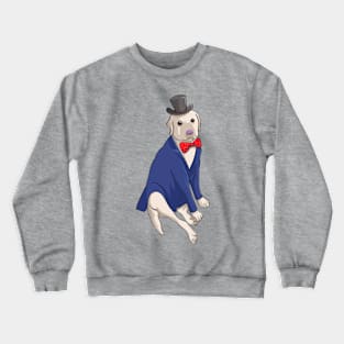 Bow Tied Labrador Crewneck Sweatshirt